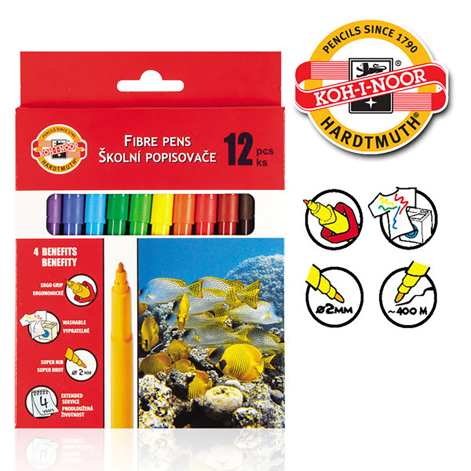 FLOMASTER 1/12 771002AB05KS - KOH-I-NOOR | Školski pribor | NBK