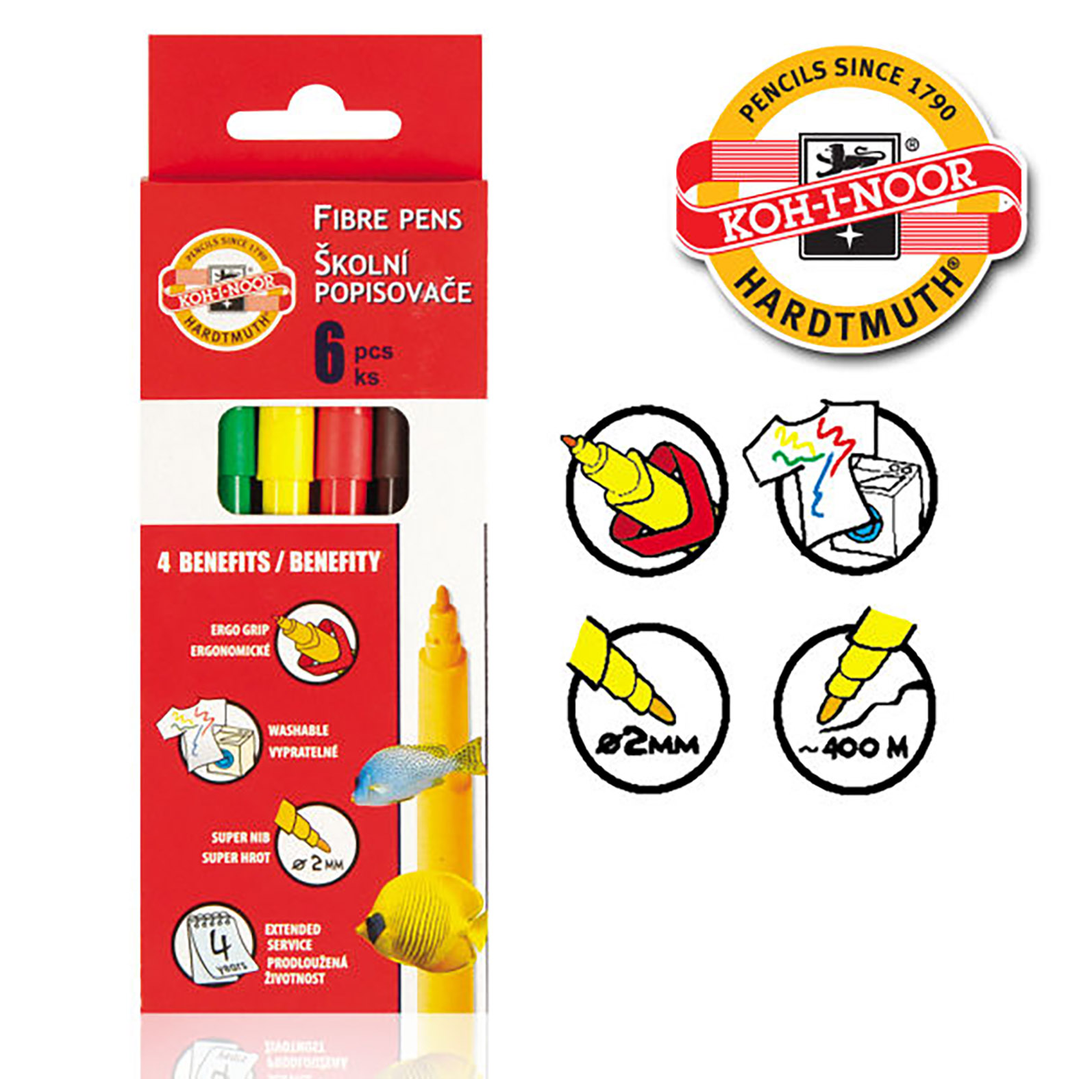 FLOMASTER 1/6 771002JF05KS - KOH-I-NOOR | Školski pribor | NBK