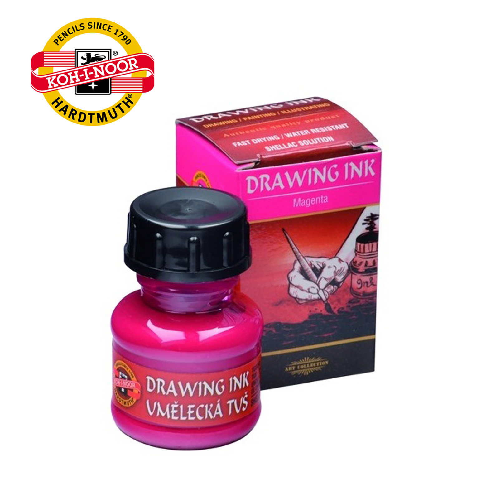 TUŠ ROZE MAGENTA UMETNIČKI 2315 - KOH-I-NOOR | Slikarski pribor | NBK