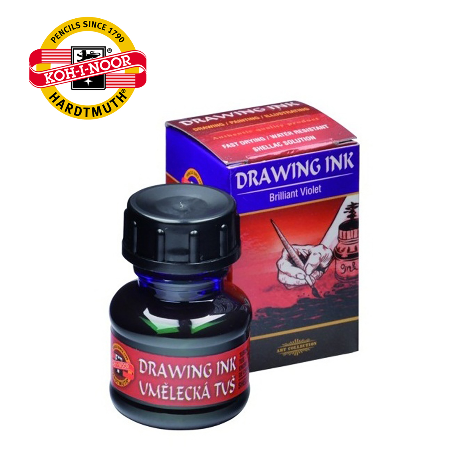 TUŠ LJUBIČASTI BRILLIANT UMETNIČKI 2340 - KOH-I-NOOR | Slikarski pribor | NBK