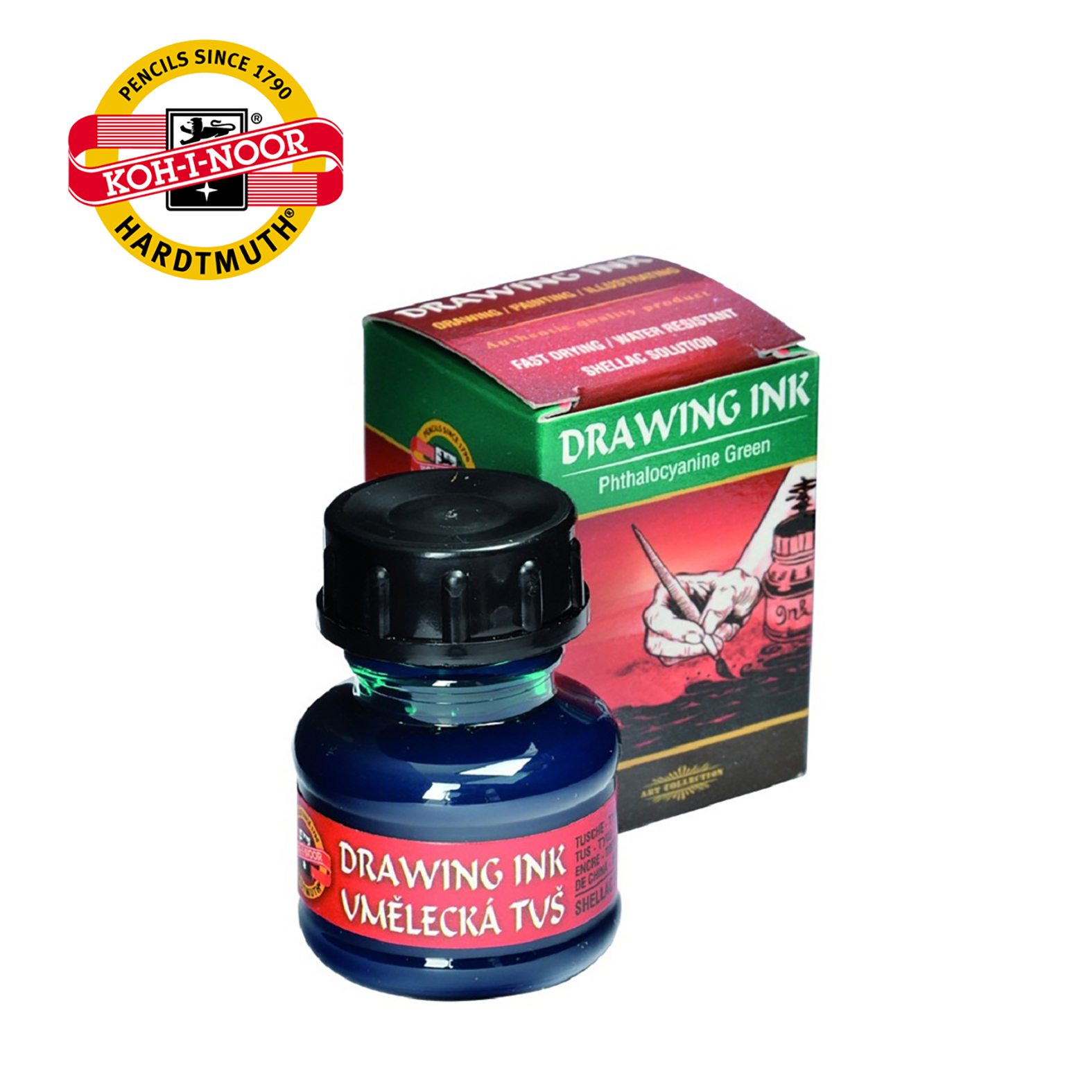 TUŠ ZELENI UMETNIČKI 2500 - KOH-I-NOOR | Slikarski pribor | NBK