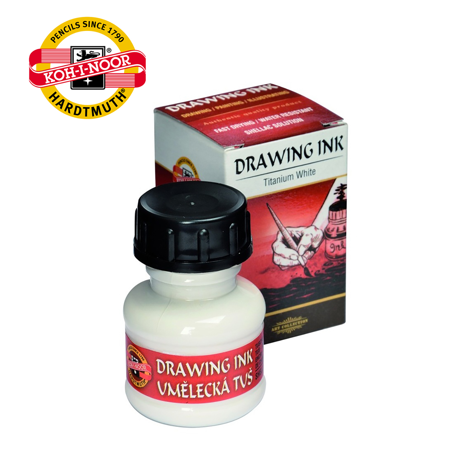 TUŠ BELI TITAN UMETNIČKI 2100 - KOH-I-NOOR | Slikarski pribor | NBK