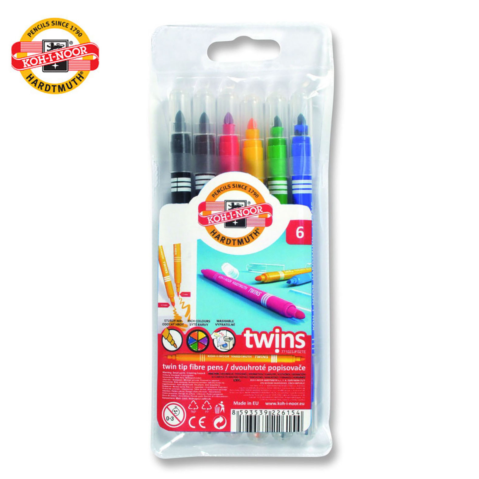 FLOMASTER 1/6  DUPLI VRH 771023JF02TE MONA LISA - KOH-I-NOOR | Školski pribor | NBK