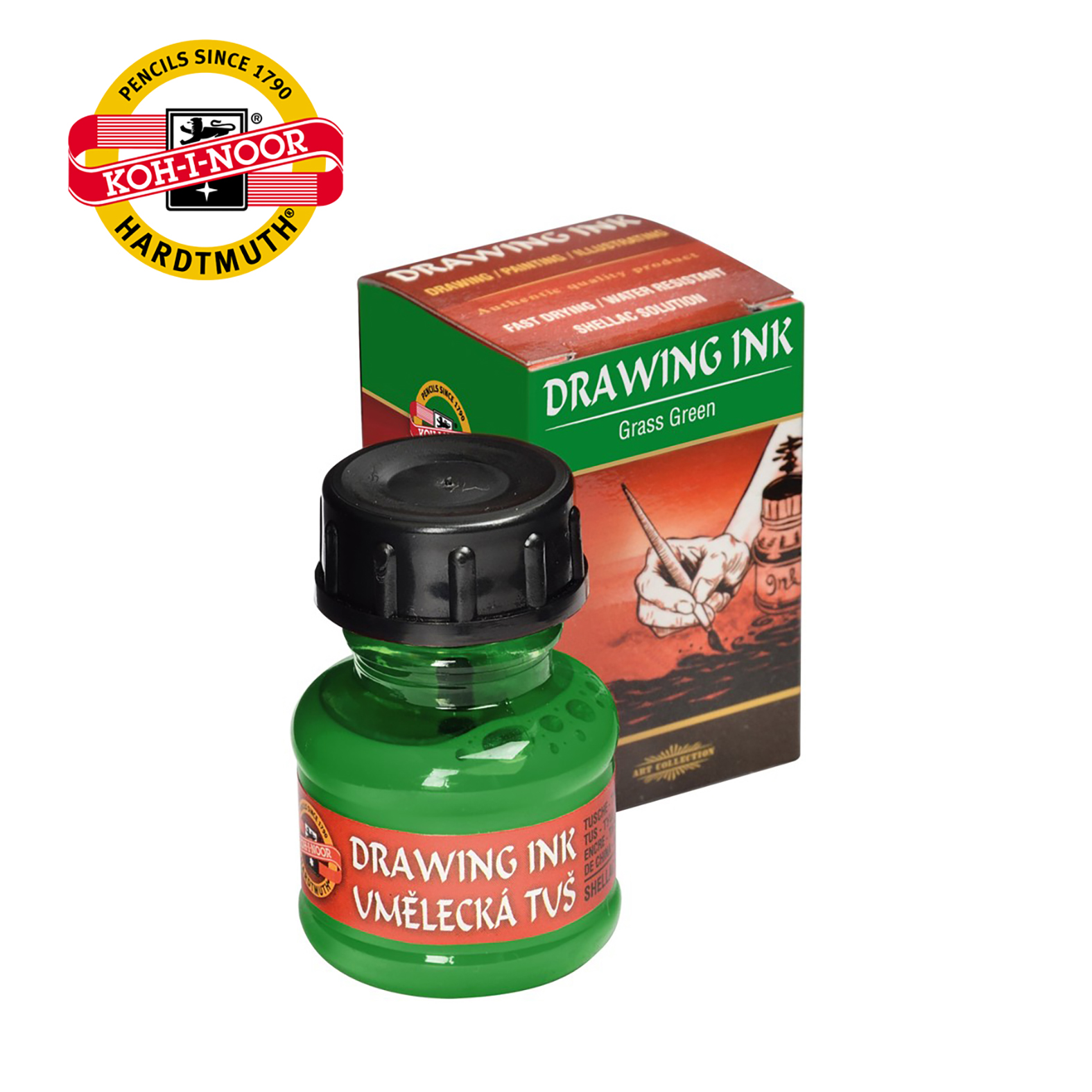TUŠ ZELENA TRAVA UMETNIČKI 2520 - KOH-I-NOOR | Slikarski pribor | NBK