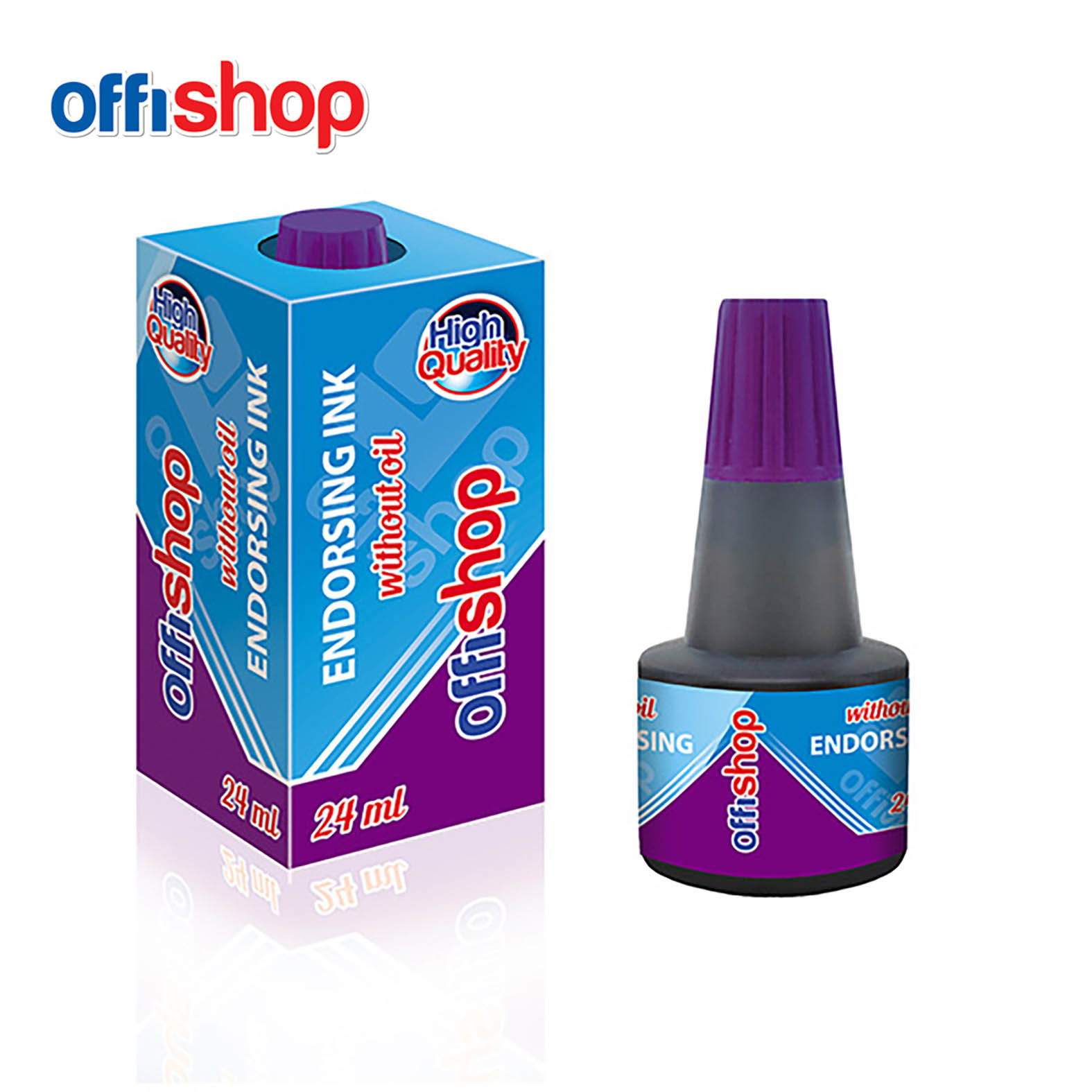 BOJA ZA PEČATE LJUBIČASTA OF030 - OFFISHOP | Kancelarijski materijal | NBK