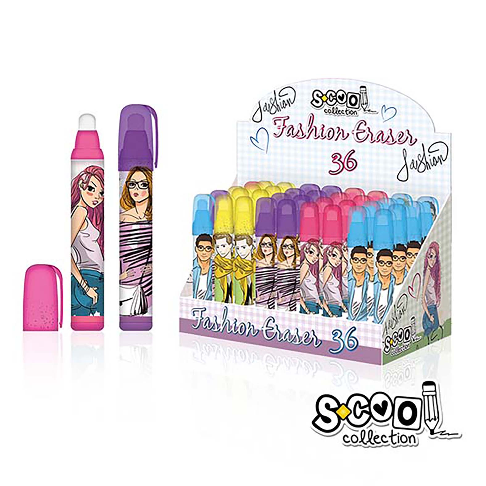 GUMICA 1/36 FASHION BULLET SC321 - S-COOL | Školski pribor | NBK