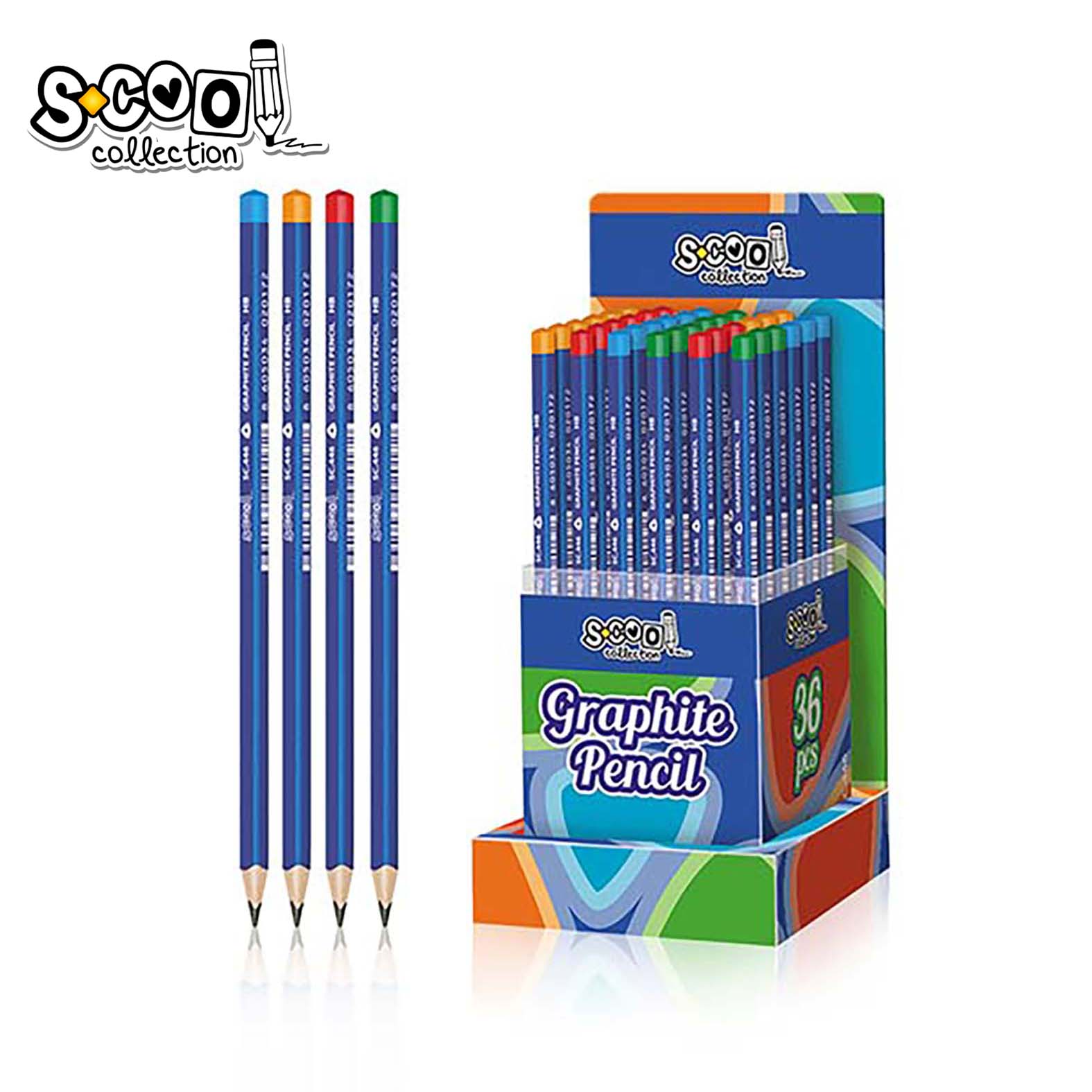 GRAFITNA OLOVKA 1/36 DISPLEJ SC446** - S-COOL | Pisaći pribor | NBK