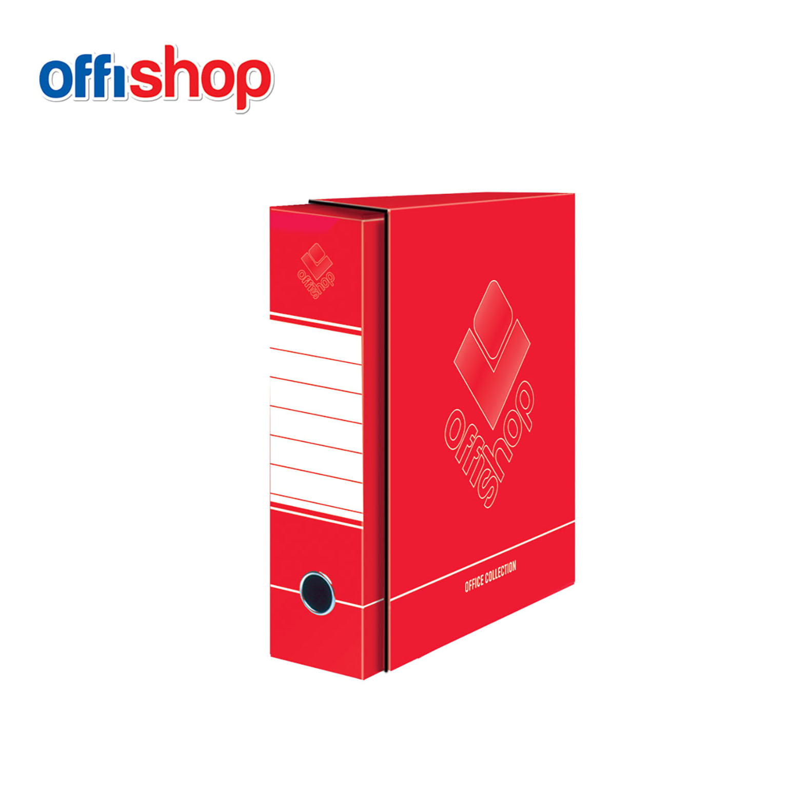 REGISTRATOR SA KUTIJOM A4 CRVENI PREMIUM OF326 - OFFISHOP | Kancelarijski materijal | NBK