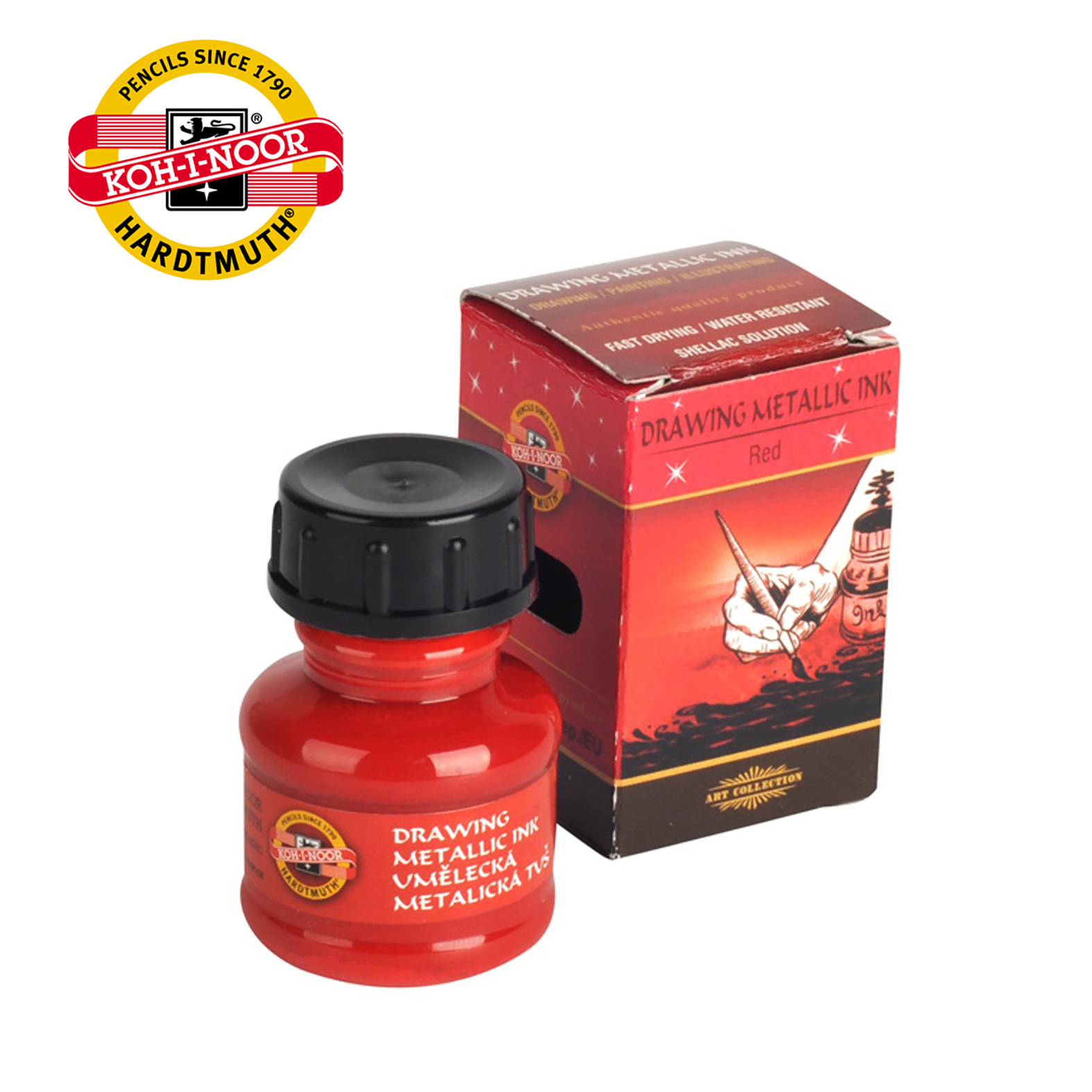 TUŠ CRVENI UMETNIČKI 20gr 2330 - KOH-I-NOOR | Slikarski pribor | NBK