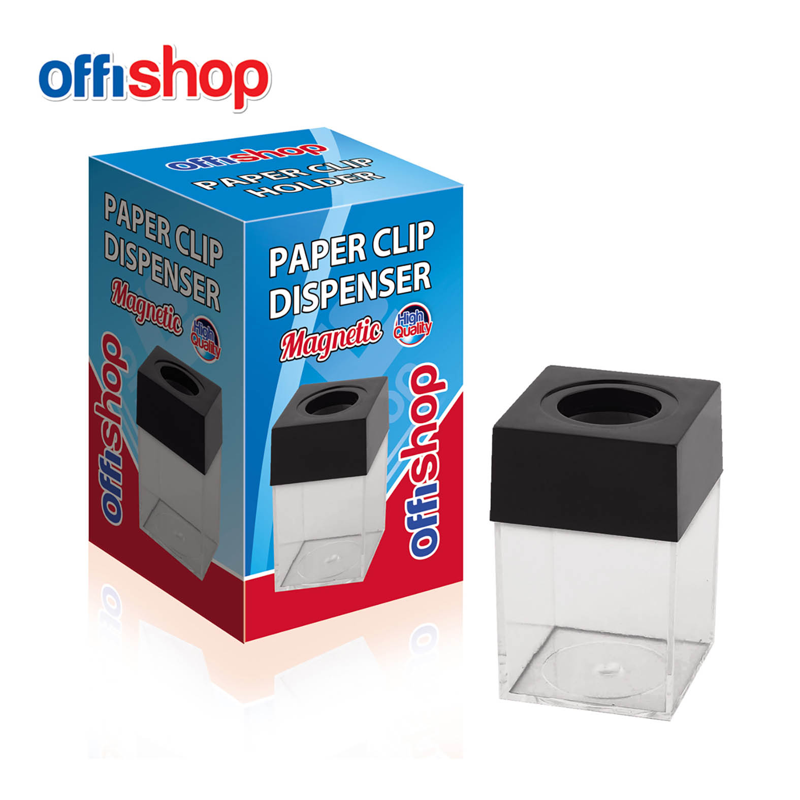 KUTIJA ZA SPAJALICE MAGNETNA OF385 - OFFISHOP | Kancelarijski materijal | NBK