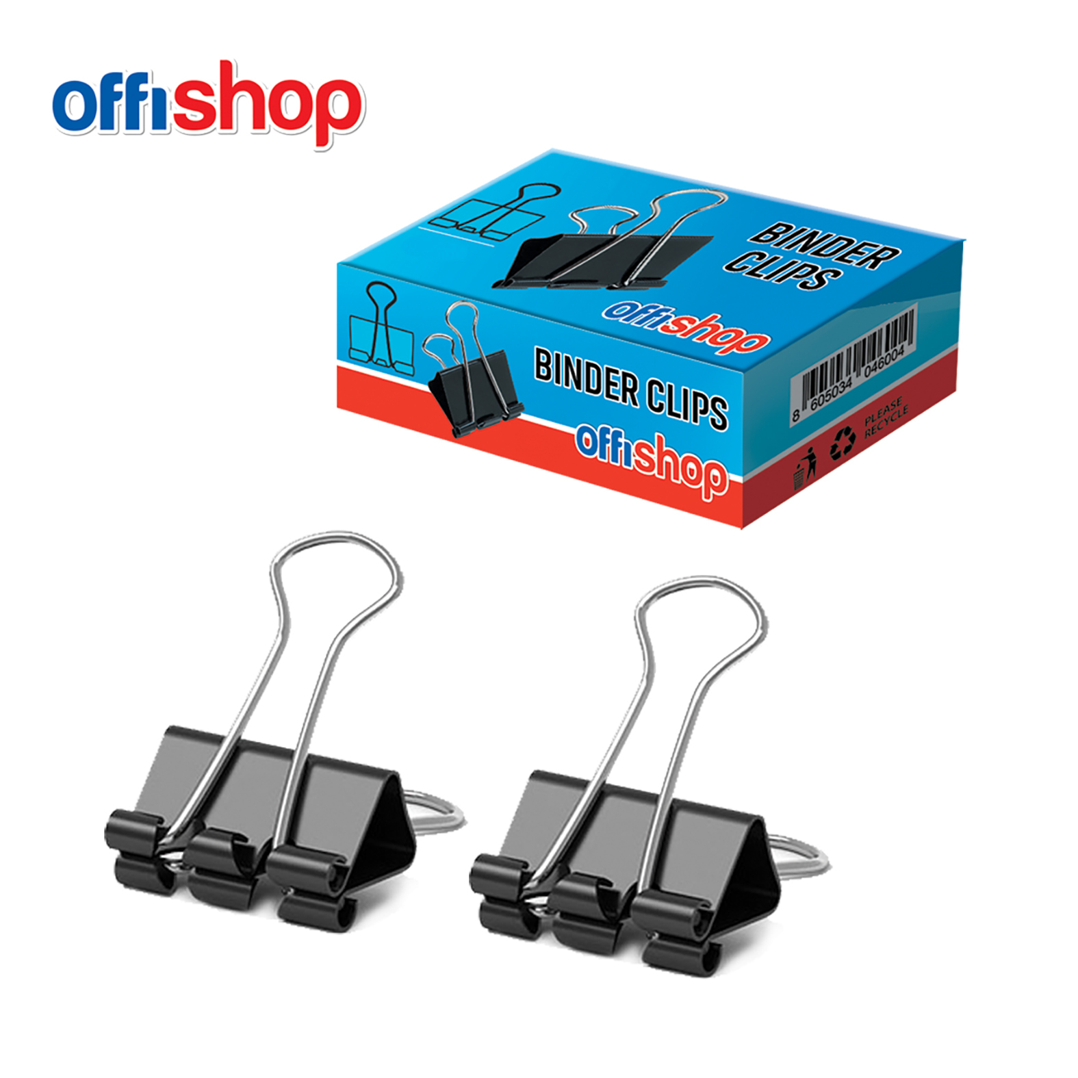 ŠTIPALJKE ZA PAPIR METALNE-CRNE 1/12 51MM OF424 - OFFISHOP | Kancelarijski materijal | NBK