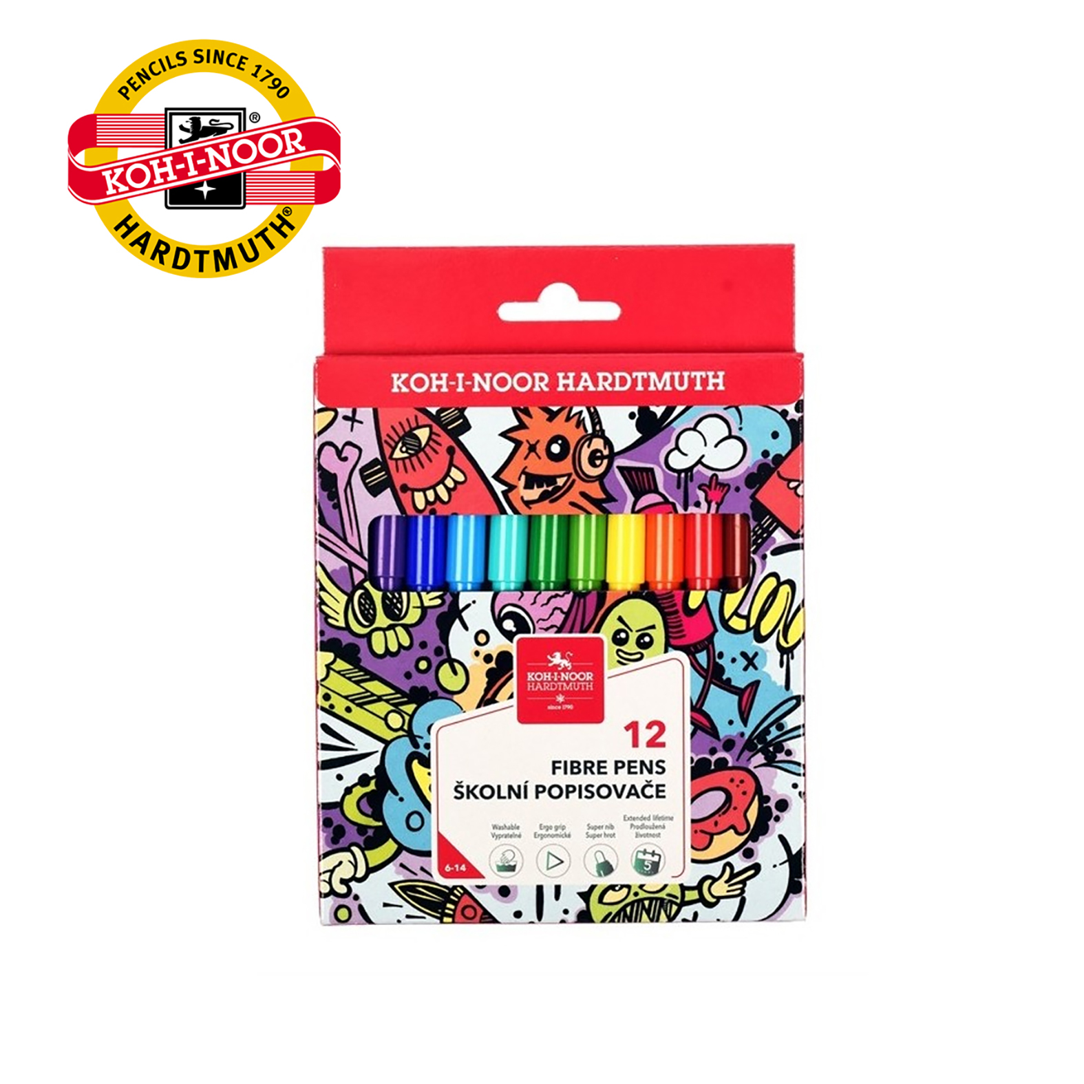 FLOMASTER 1/12 771002AB23KS TEENAGE - KOH-I-NOOR | Školski pribor | NBK