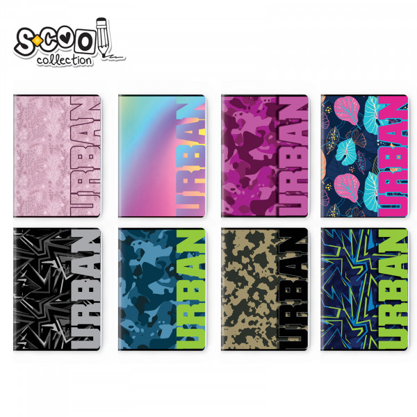 SVESKA PREMIUM A4 DIKTO 52L URBAN COLLECTION 2022 SC1782 - S-COOL | Školski pribor | NBK