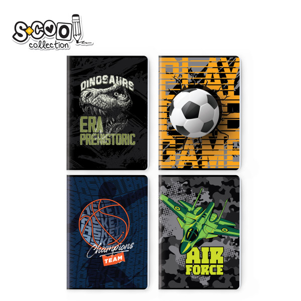 SVESKA PREMIUM A5 DIKTO 52L BOY'S COLLECTION SC2356 - S-COOL | Školski pribor | NBK