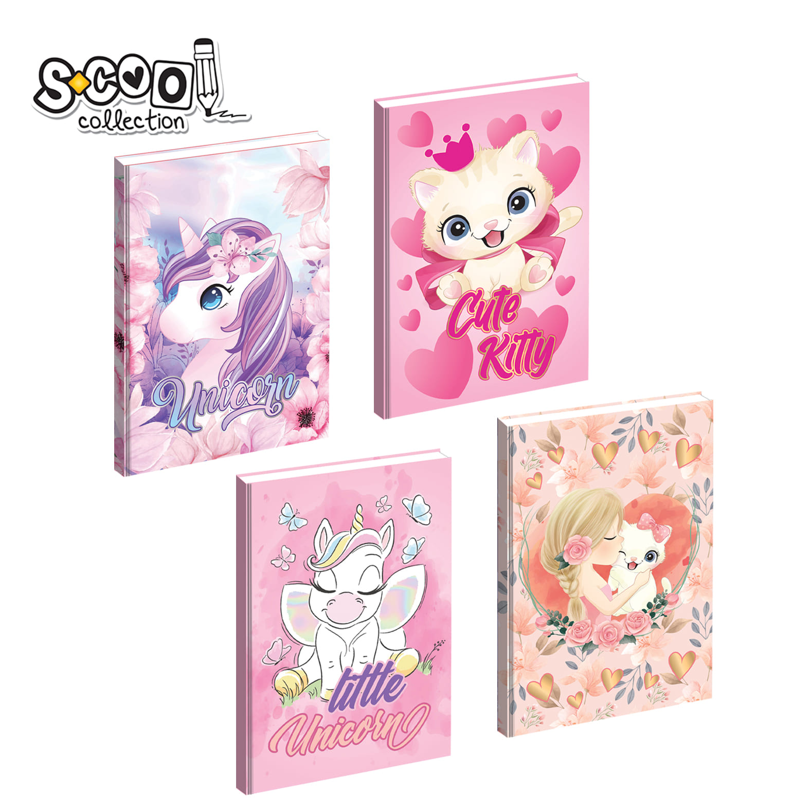 SVESKA PREMIUM A4 DIKTO 80L TP GIRL'S COLLECTION SC2378** - S-COOL | Školski pribor | NBK