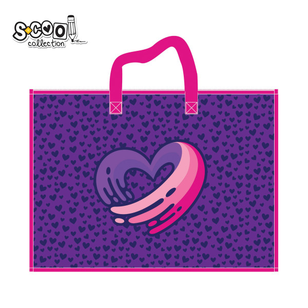 TORBA ZA BLOK BR.4 410*300MM HEART SC2704 - S-COOL | Školski pribor | NBK
