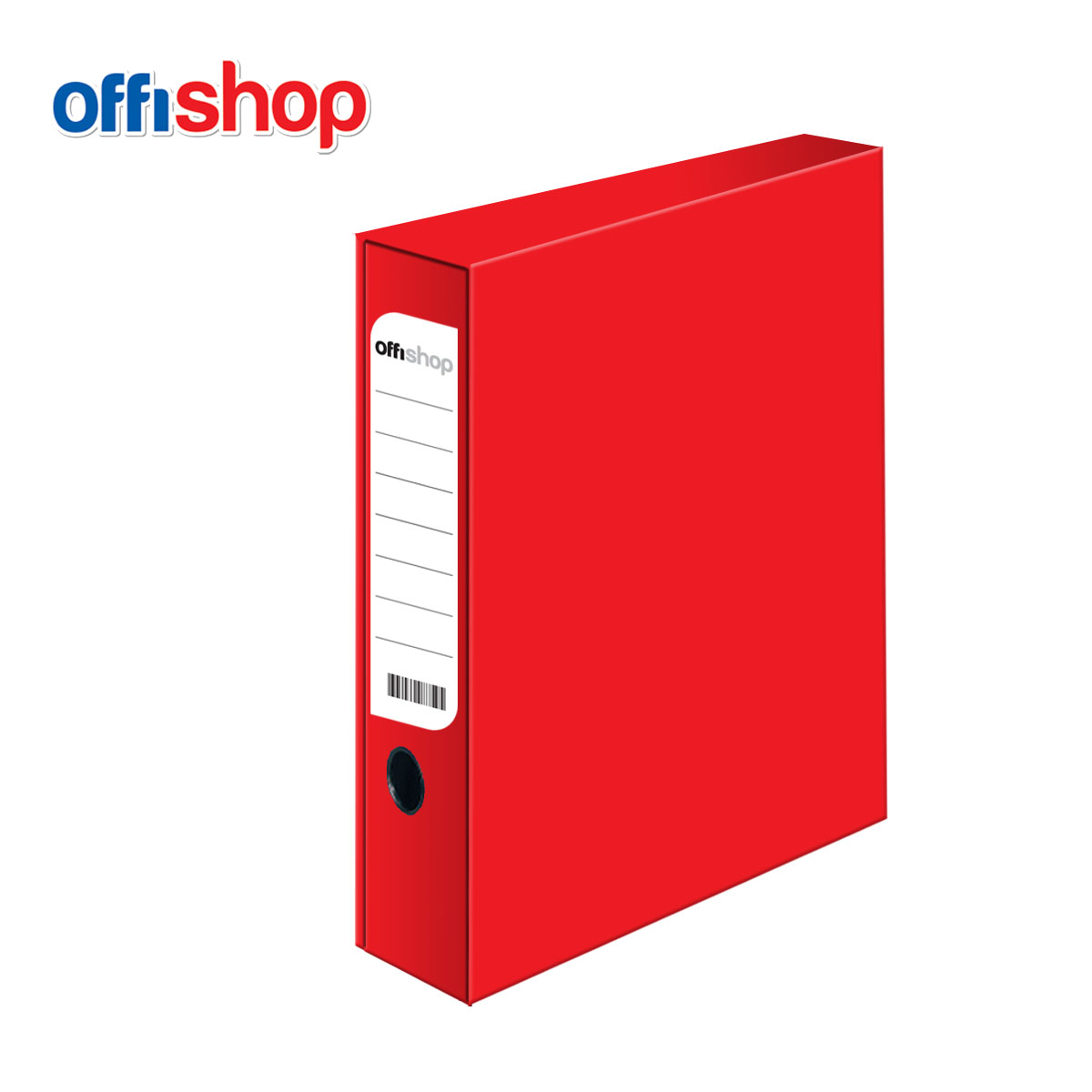 REGISTRATOR SA KUTIJOM A4 CRVENI STANDARD USKI A4 OF648 - OFFISHOP | Kancelarijski materijal | NBK