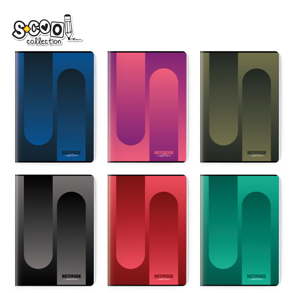 SVESKA PREMIUM A4 DIKTO 52L GRADIENT COLLECTION SC3145 - S-COOL | Školski pribor | NBK