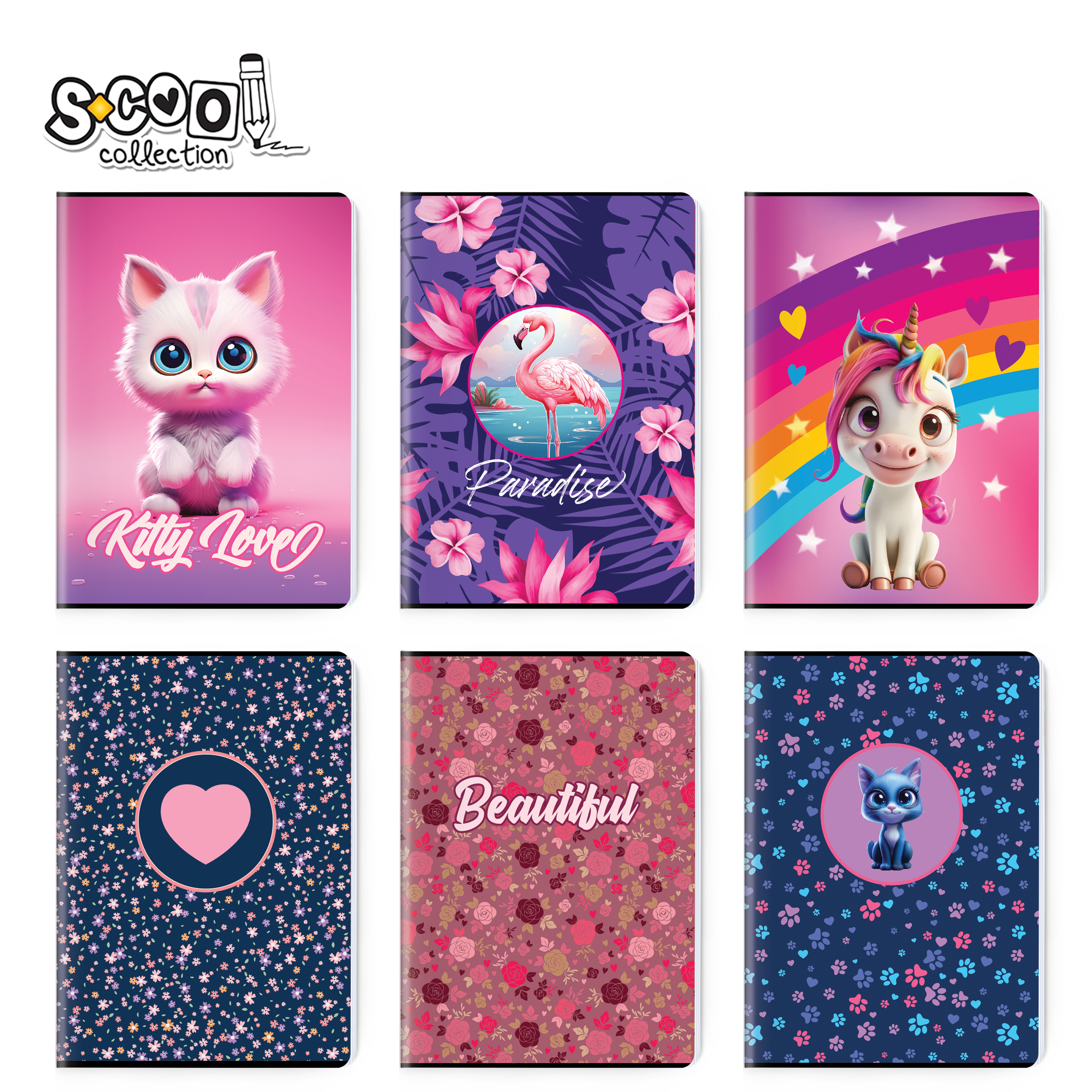 SVESKA PREMIUM A5 SK 52L GIRL'S COLLECTION SC3121 - S-COOL | Školski pribor | NBK