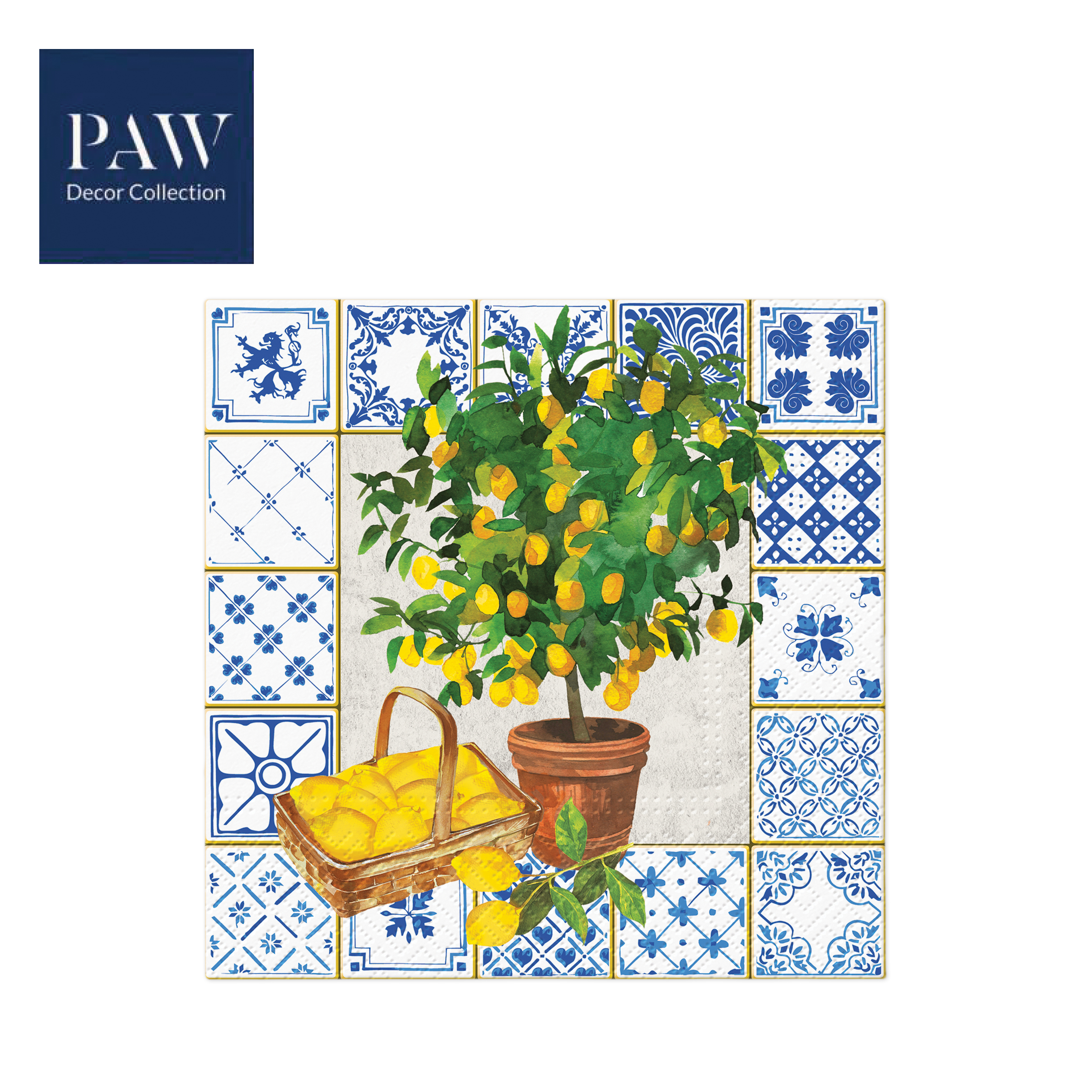 SALVETE PAW LUX  CITRUS TREE 33x33 1/20 PAKOVANJE 1/12 - PAW SP | Party, kraft, kreativni i dekorativni program | NBK