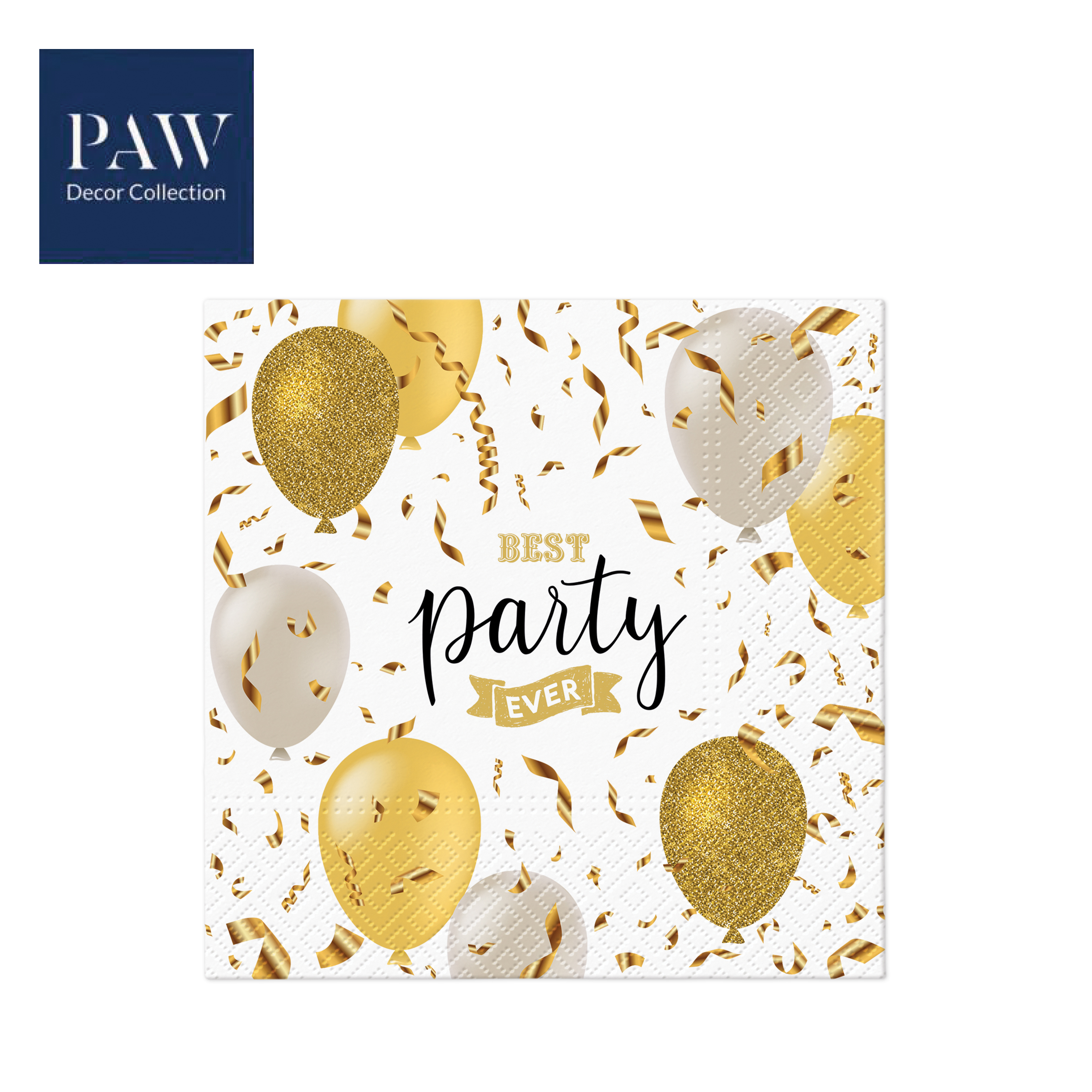 SALVETE PAW LUX   ELEGANT BALLOONS 33X33 1/20 PAKOVANJE 1/12 - PAW SP | Party, kraft, kreativni i dekorativni program | NBK