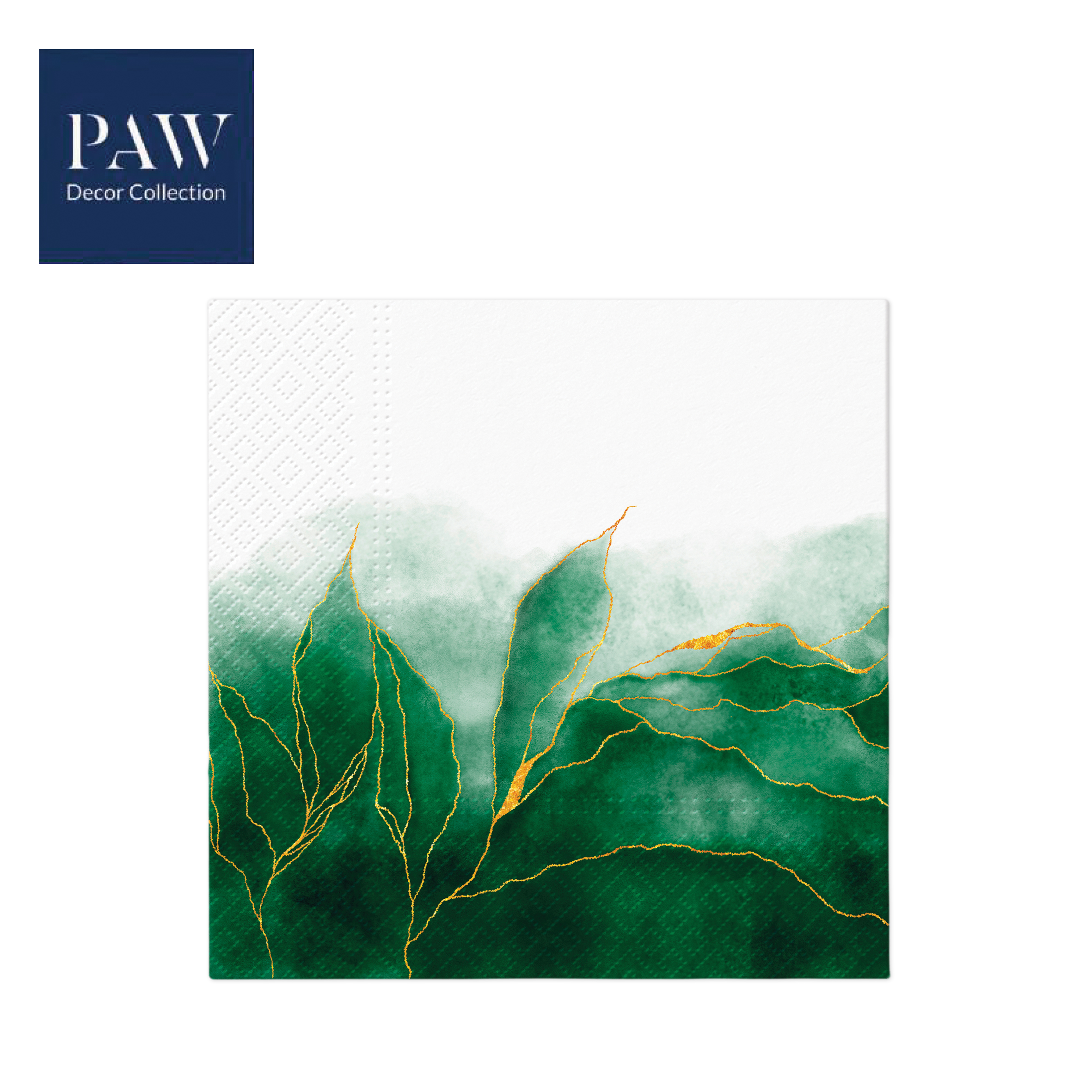 SALVETE PAW LUX GREEN DREAM 33X33 1/20 PAKOVANJE 1/12 - PAW SP | Party, kraft, kreativni i dekorativni program | NBK