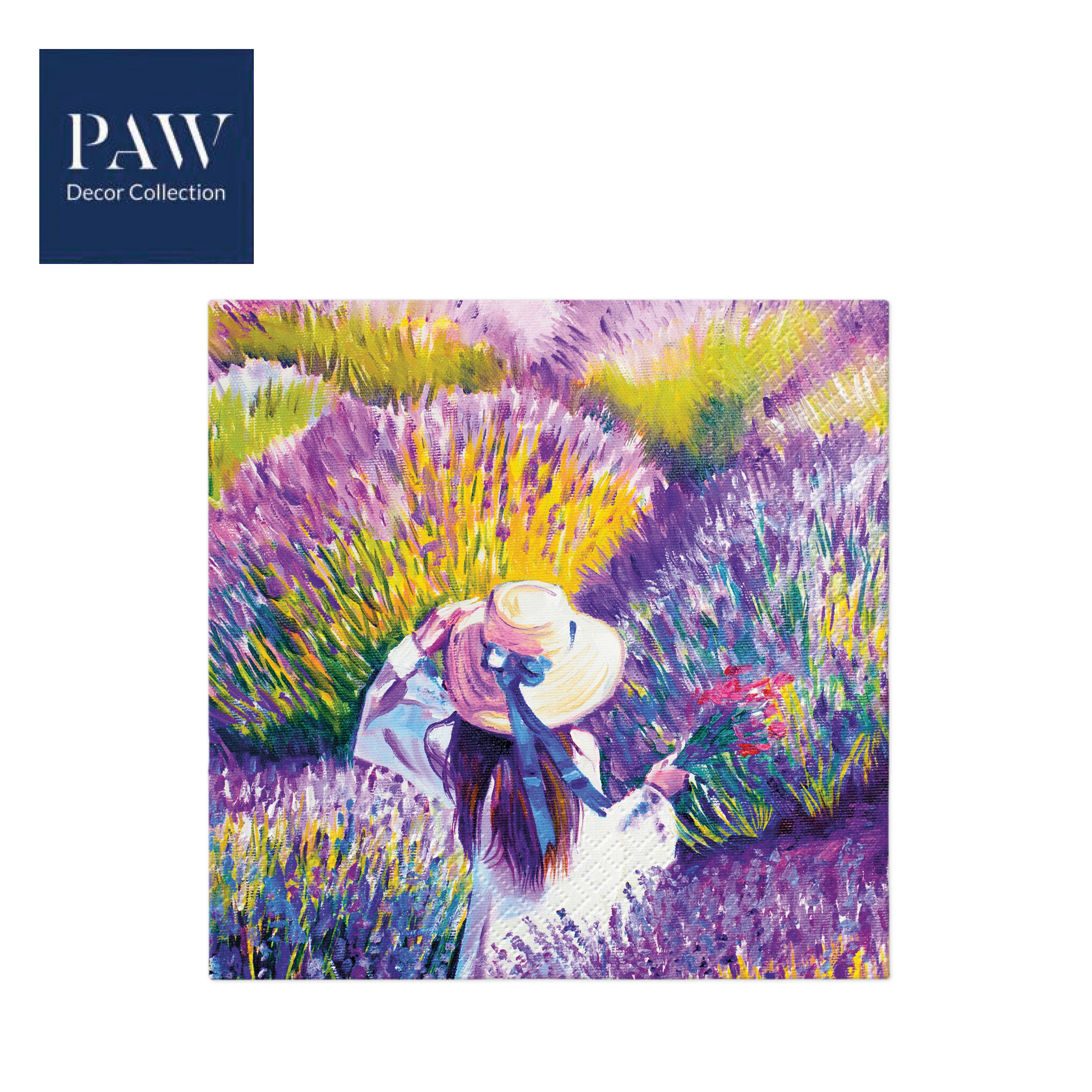 SALVETE PAW LUX  LAVENDER SUNSET 33X33 1/20 PAKOVANJE 1/12 - PAW SP | Party, kraft, kreativni i dekorativni program | NBK
