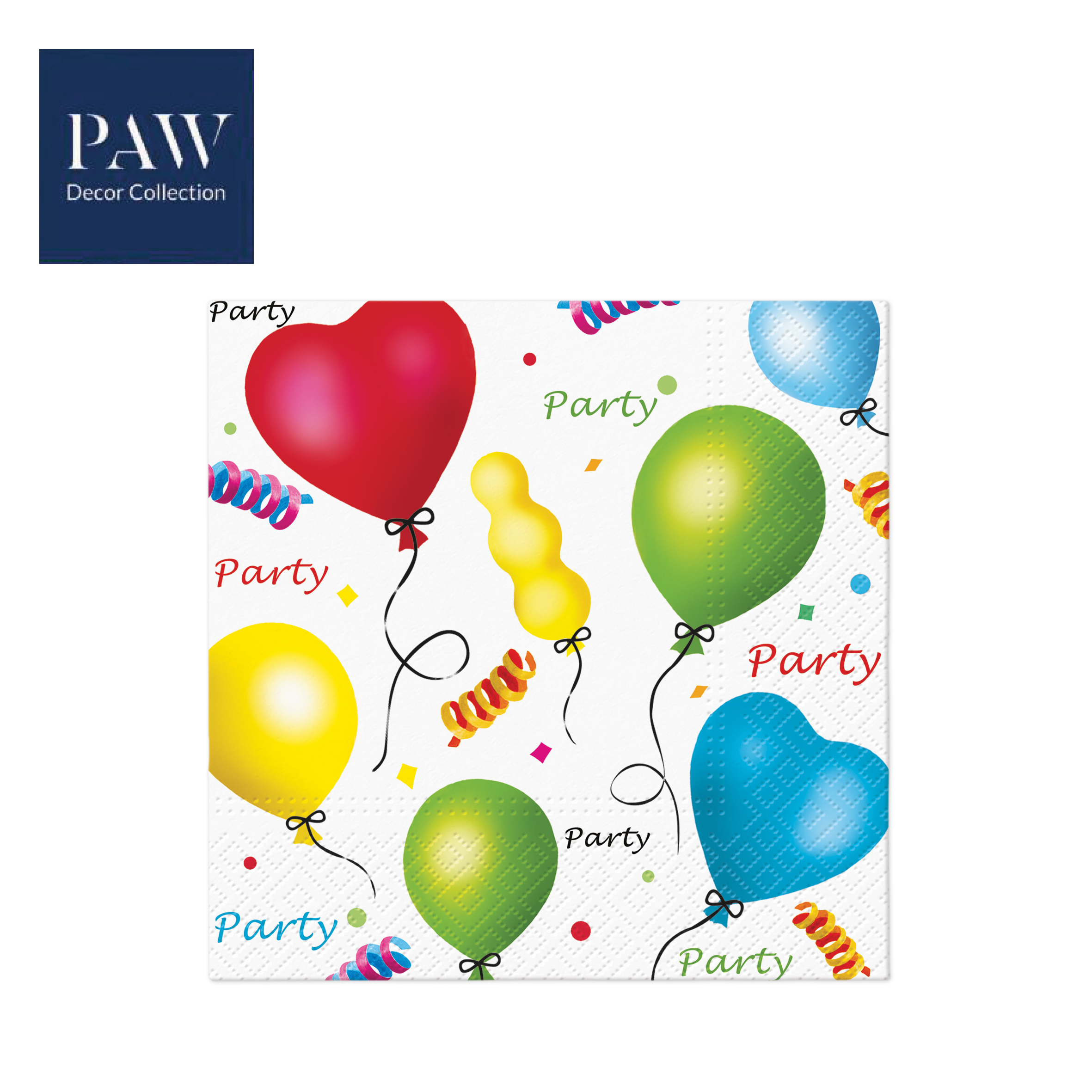 SALVETE PAW LUX  PARTY 33X33 1/20 PAKOVANJE 1/12 - PAW SP | Party, kraft, kreativni i dekorativni program | NBK