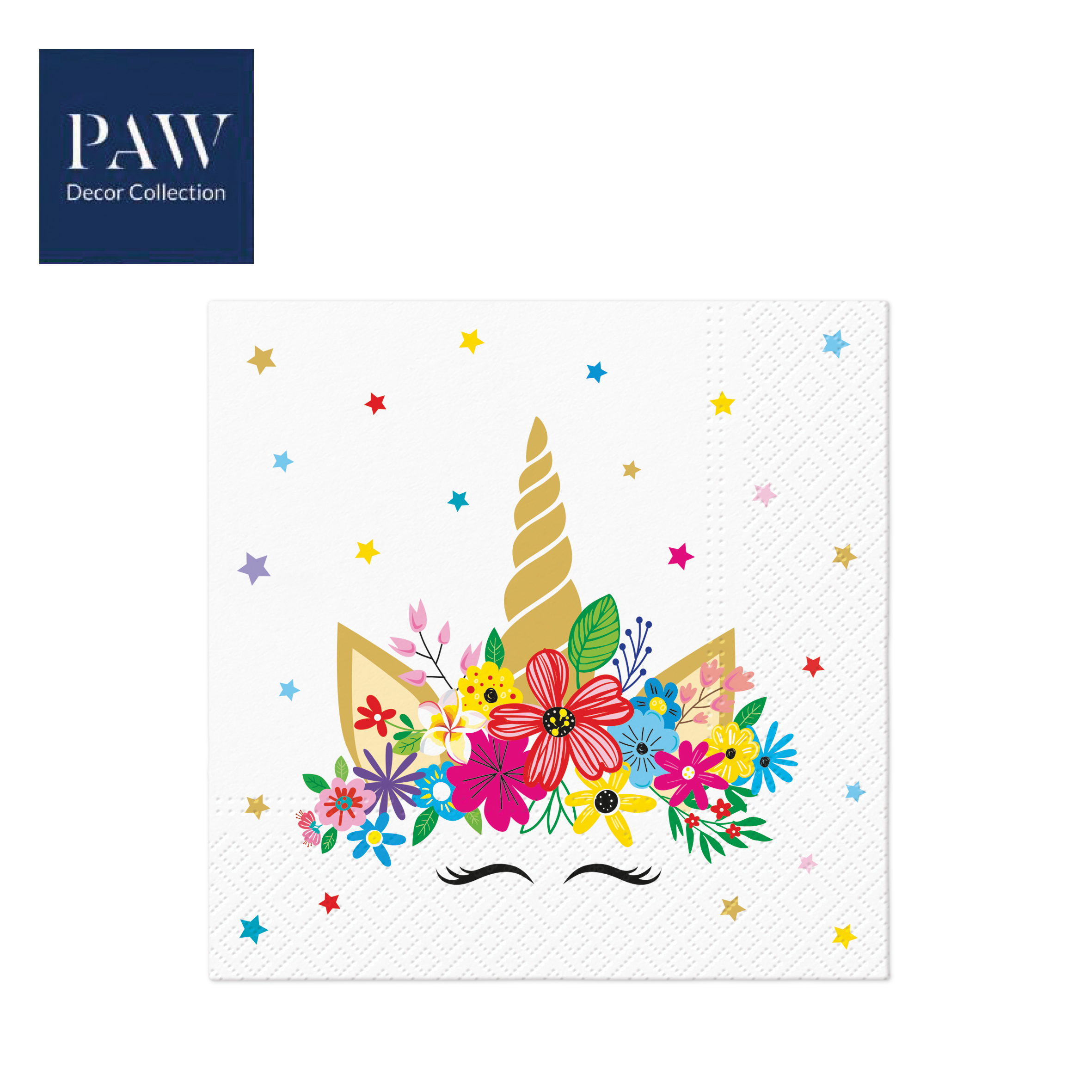 SALVETE PAW LUX UNICORN PARTY 33X33 1/20 PAKOVANJE 1/12 - PAW SP | Party, kraft, kreativni i dekorativni program | NBK