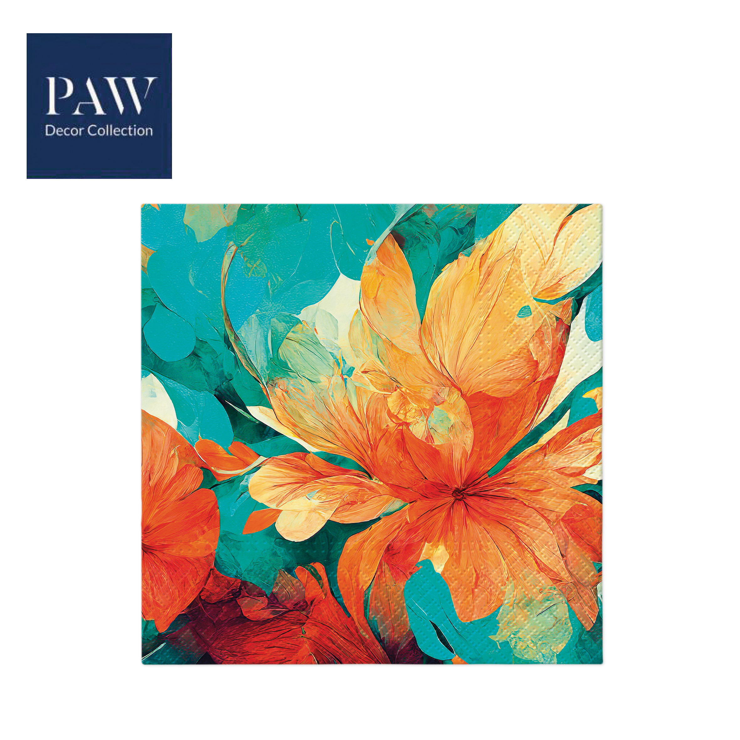 SALVETE PAW LUX  ZEN ABSTRACT FLOWER 33X33 1/20 PAKOVANJE 1/12 - PAW SP | Party, kraft, kreativni i dekorativni program | NBK