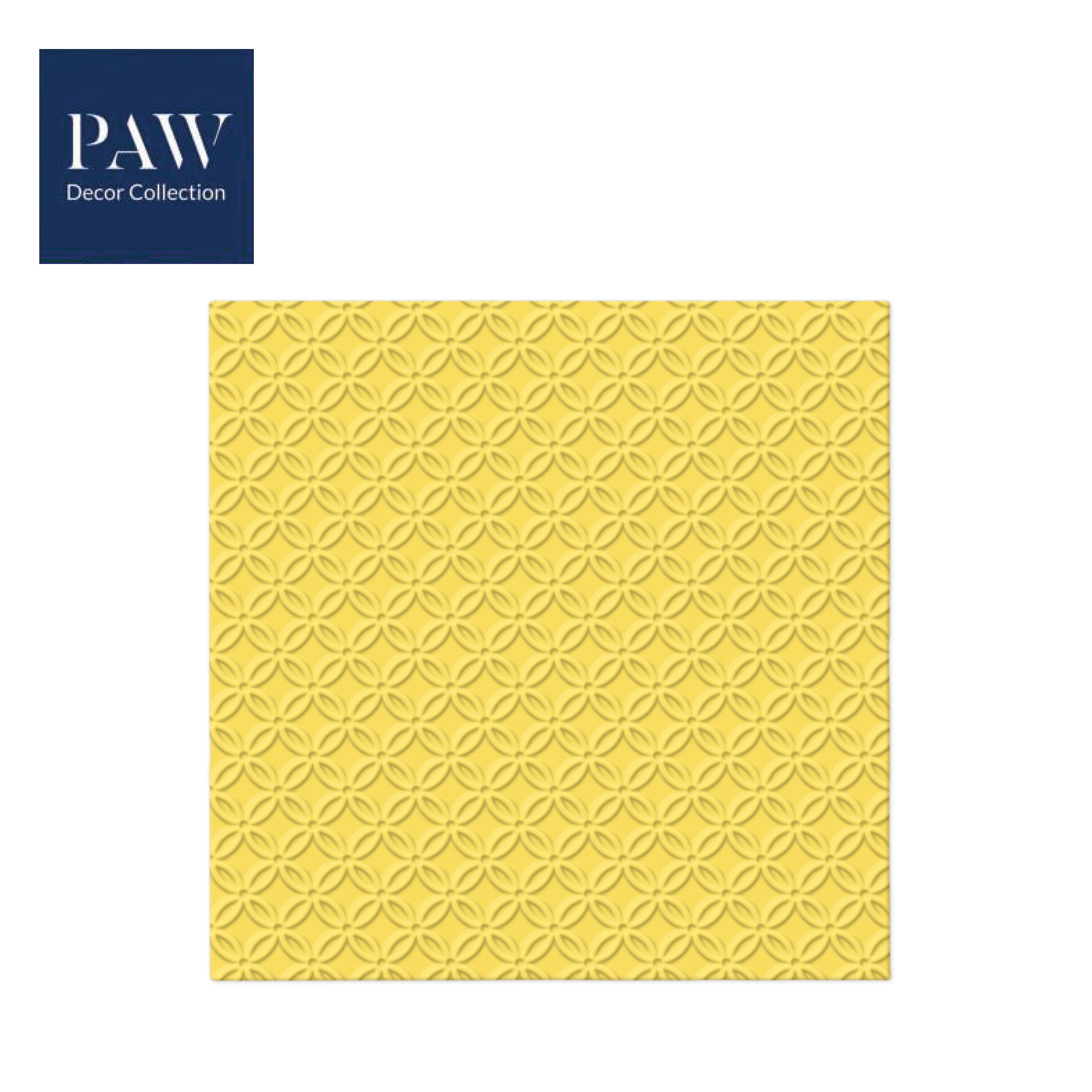 SALVETE PAW LUX  INSPIRATION MODERN (YELLOW) 33X33 1/20 PAKOVANJE 1/12 - PAW SP | Party, kraft, kreativni i dekorativni program | NBK